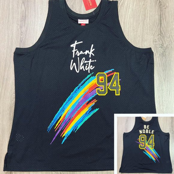 NWT Mitchell & Ness frank white notorious big tribute “be noble” jersey limited